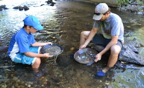 Yosemite gold panning