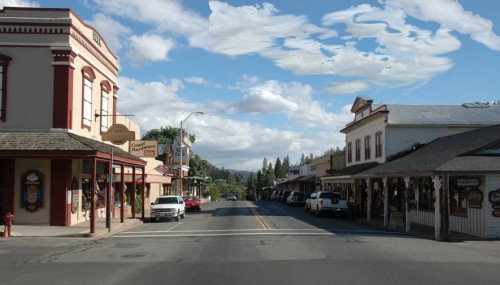 The town of Mariposa, CA